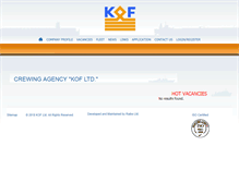 Tablet Screenshot of kofcrewing.com